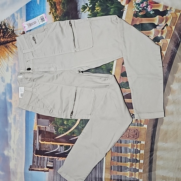 Joie Zippered Skinny Ankle Cargo Pants Size 6/28‎ NWT - Picture 2 of 10